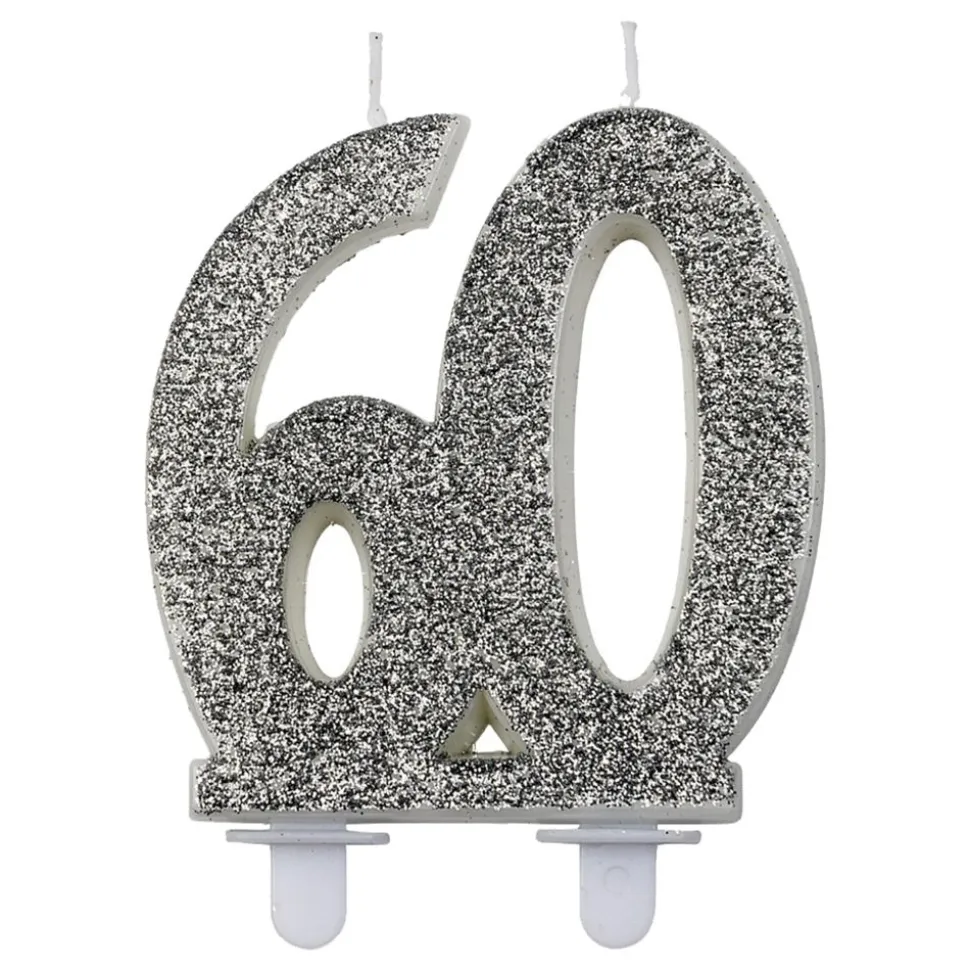 Talllys 60 Glitter Sølv