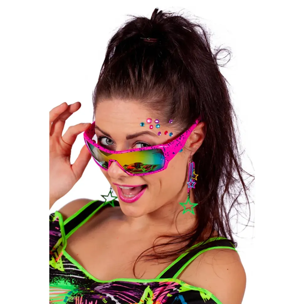 80-talls Briller Neonrosa