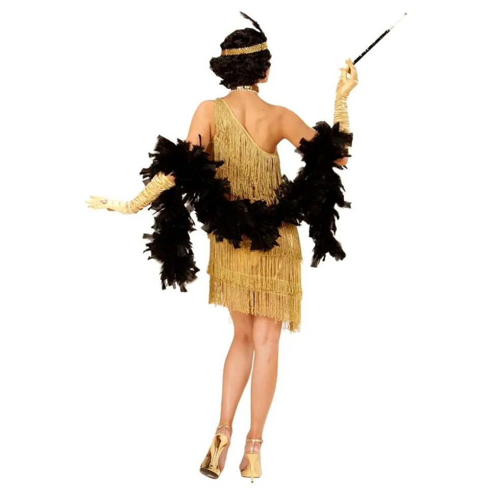 20-talls Flapper Kjole Gull Kostyme