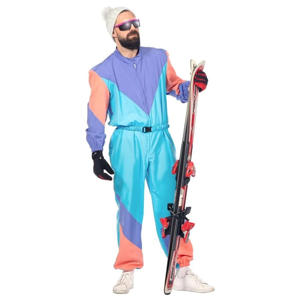 80-talls Retro Skidress Herre Kostyme