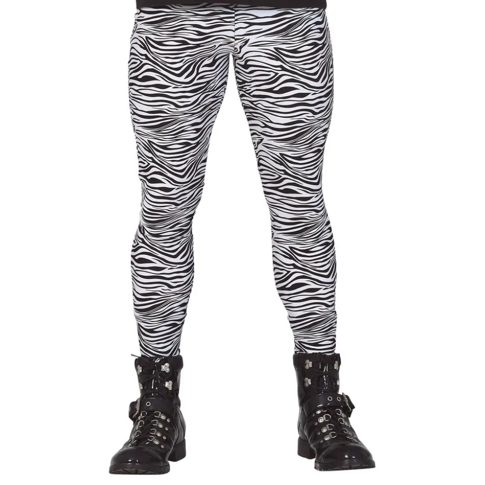 80-talls Sebramønstrede Leggings Herre