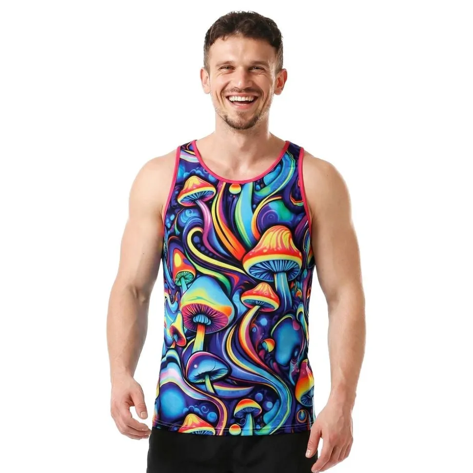 Tanktop Psychedelic Mushroom Herre