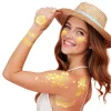 Tatoveringer Blomster Gull