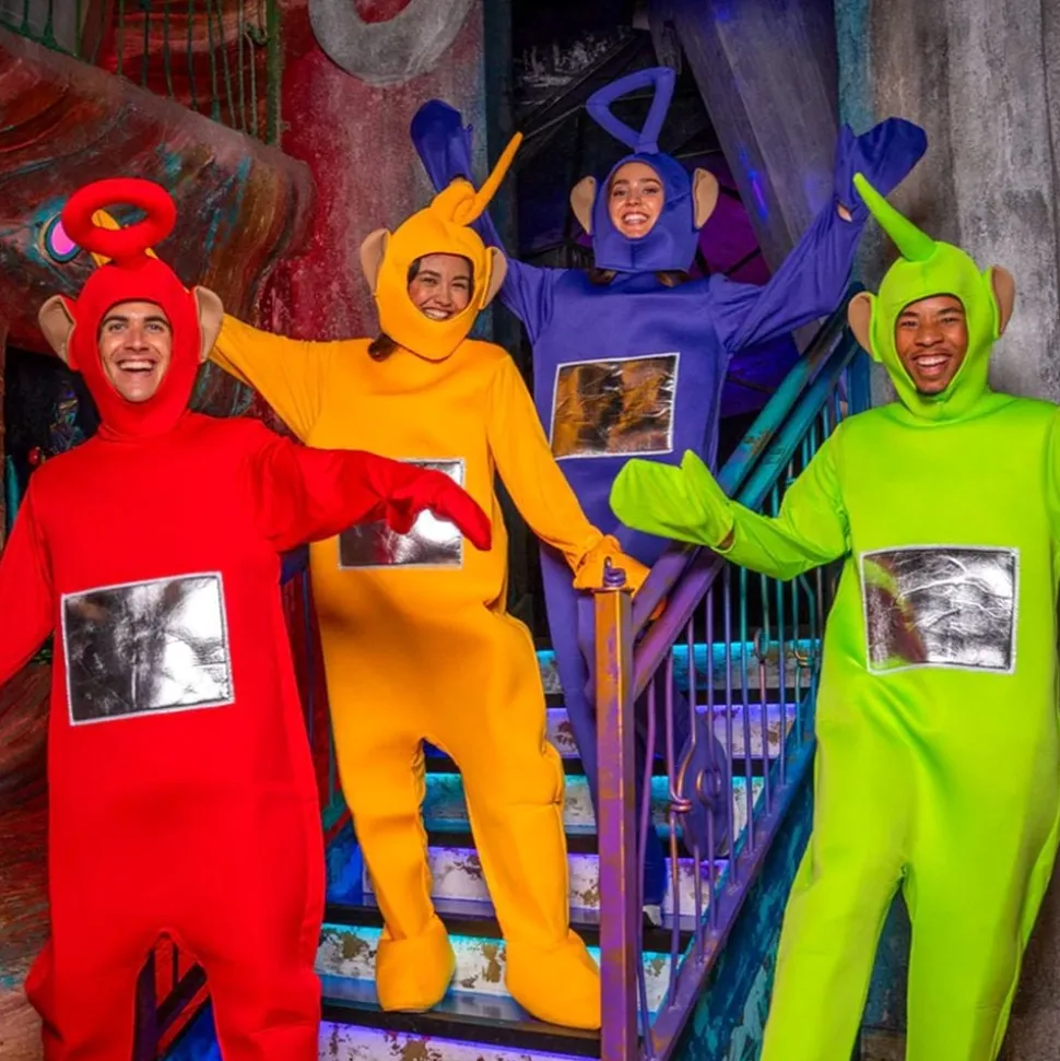 Teletubbies Tinky Winky Drakt