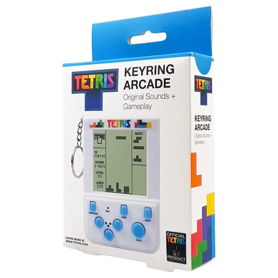Tetris-arkade på nøkkelring