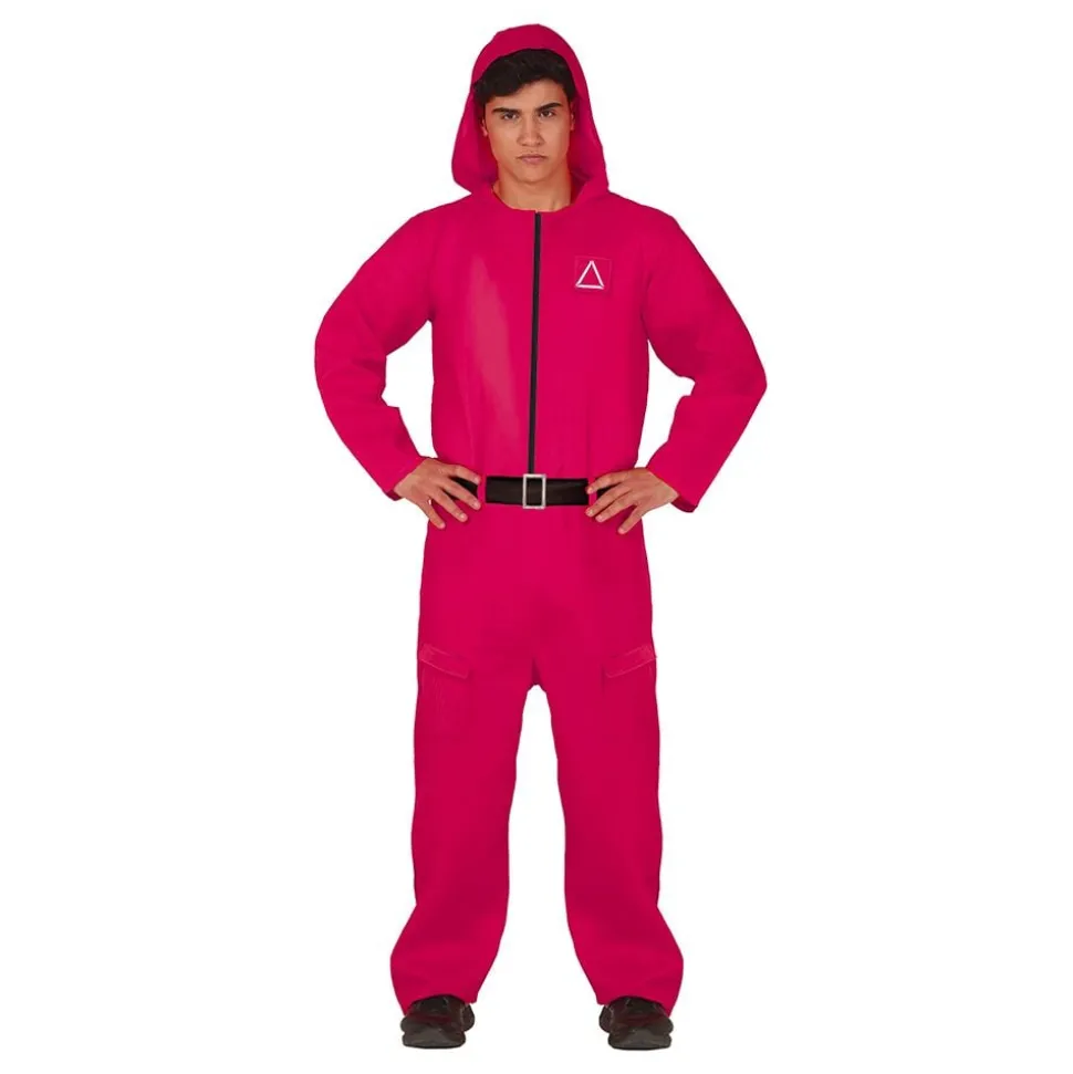 The Gamer Rød Overall Mann Kostyme