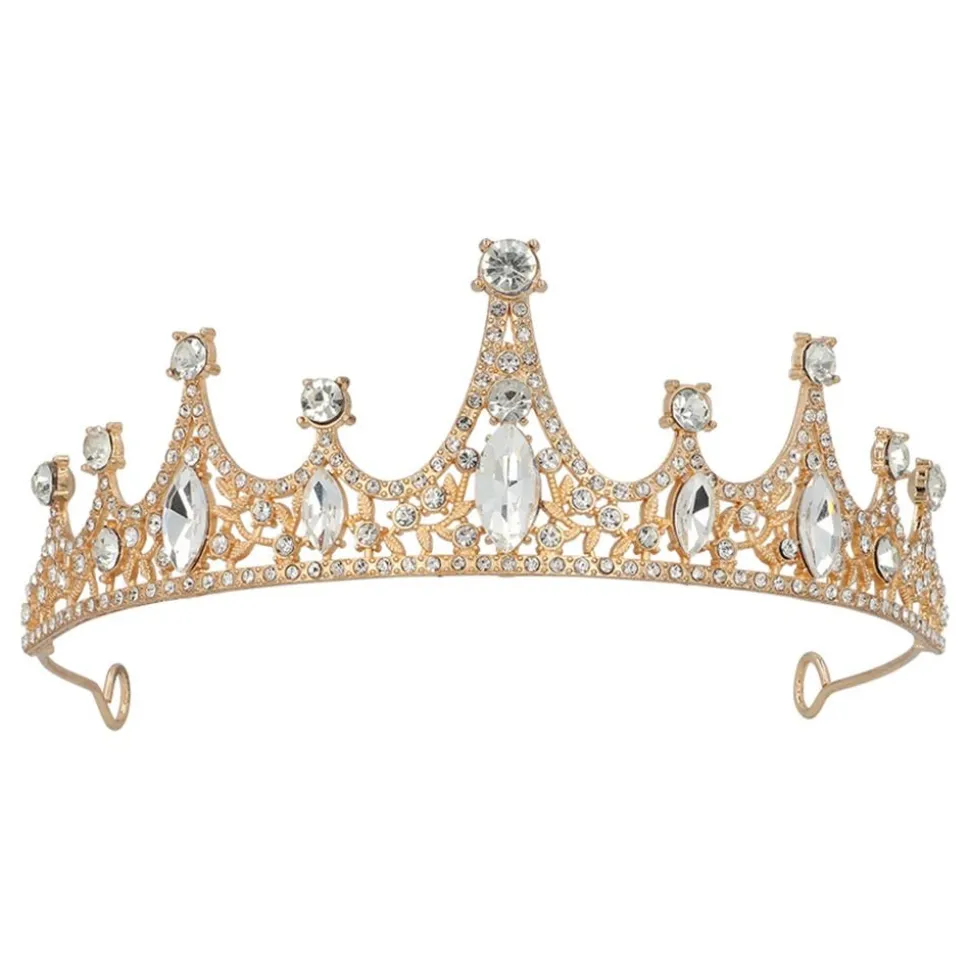 Tiara i metall roségull