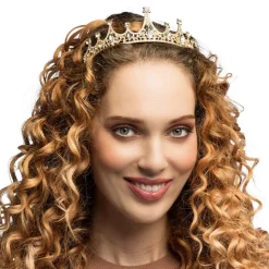 Tiara i metall roségull