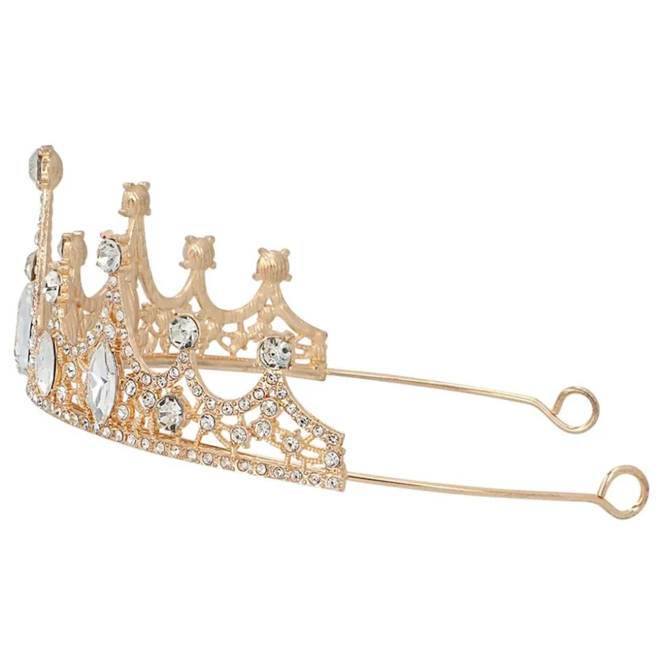 Tiara i metall roségull
