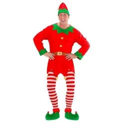 Tights Rød/Hvit Stripete Herre
