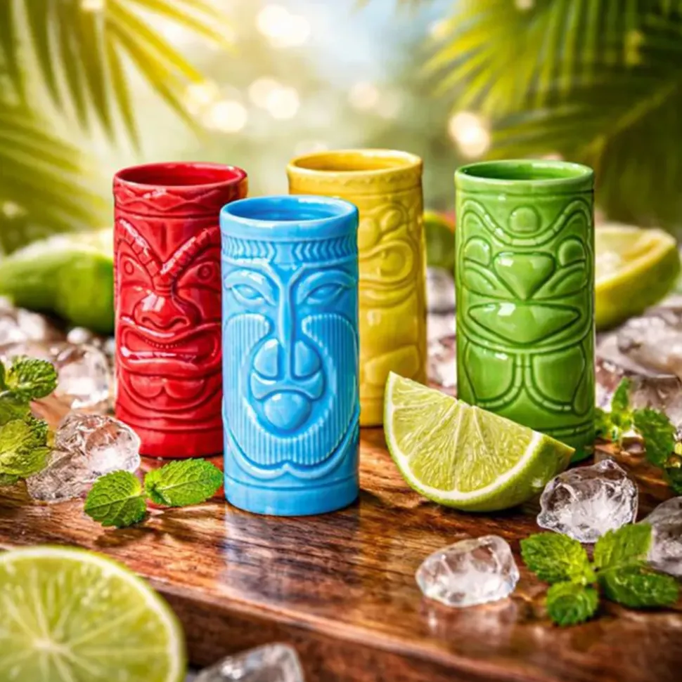 Tiki Shotglass Sett