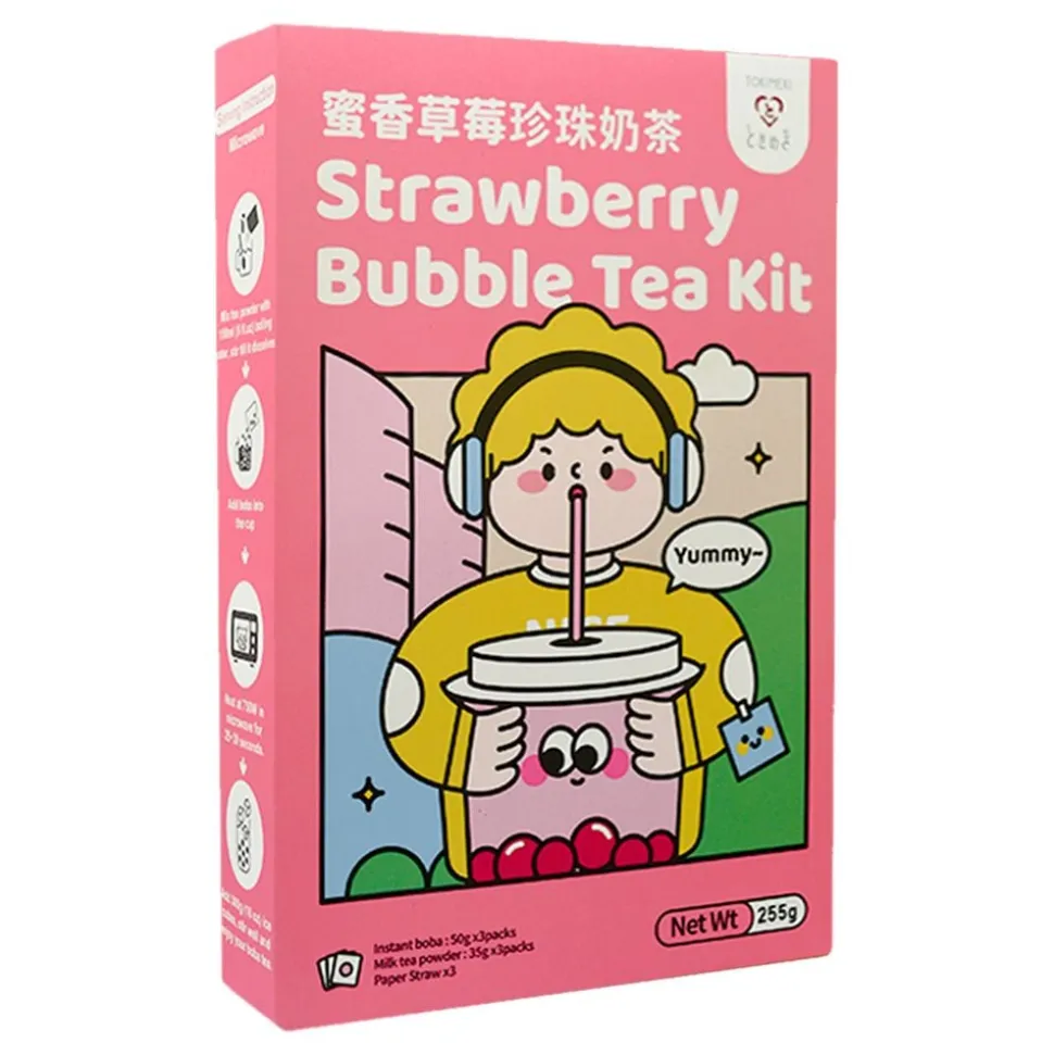 Tokimeki Bubble Tea Kit Strawberry