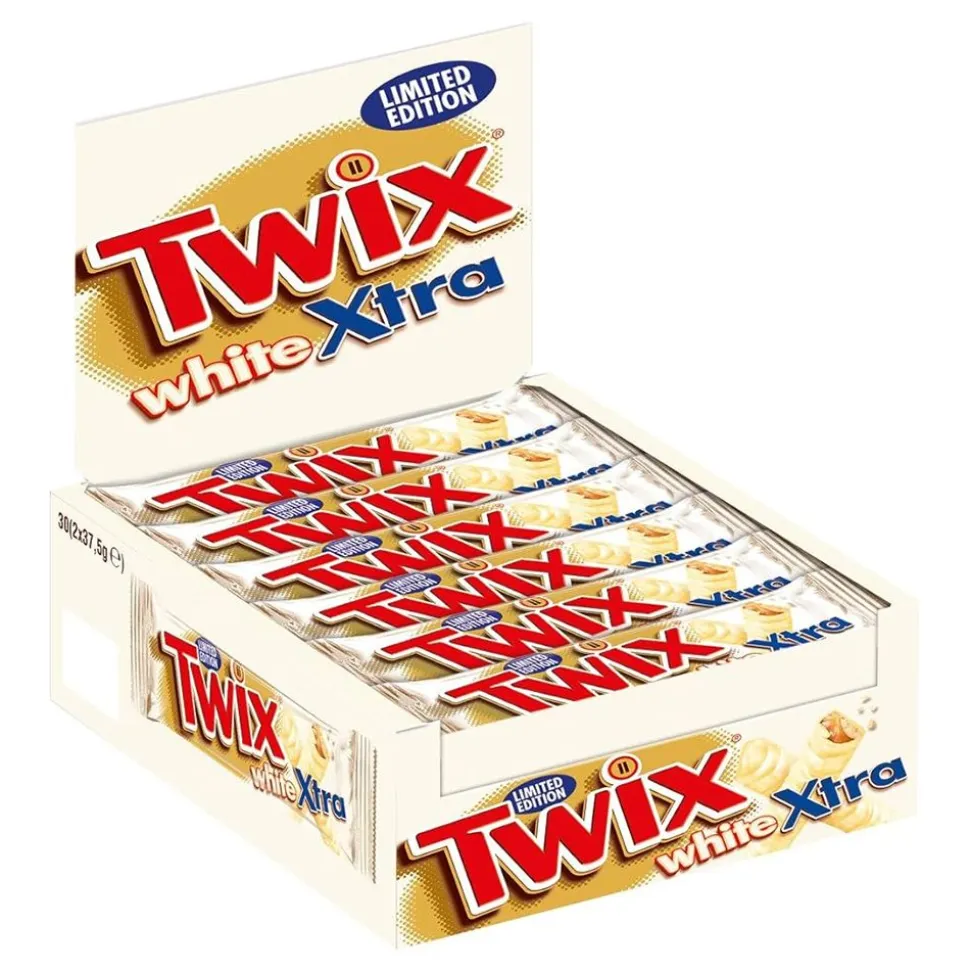Twix White Xtra Sjokoladebit Storpakning