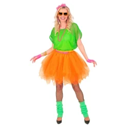 Tyllskjørt Neonoransje