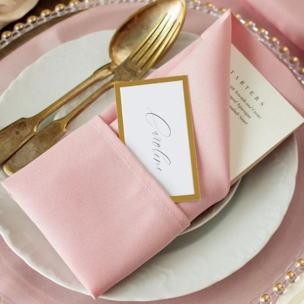 Tøysservietter Dusty Rose