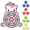 Unicorn Dart med Borrelåstavle