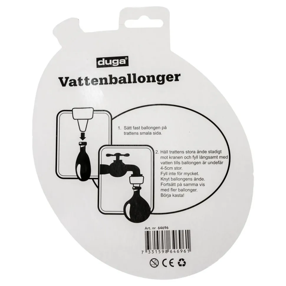 Vannballonger med Påfyllingstrakt