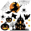 Veggdekorasjon Halloween