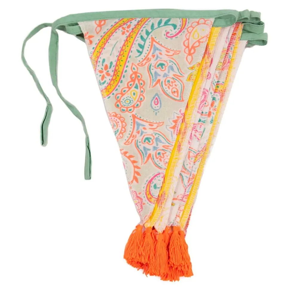 Vimpelgirlander av Stoff Boho Paisley