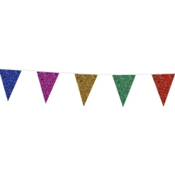 Vimpelgirlander Flerfarget Glitter