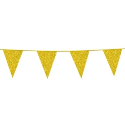 Vimpelgirlander Gull Glitter