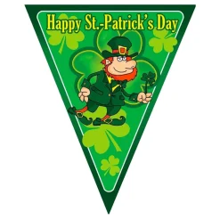 Vimpelgirlander Happy St. Patrick's Day