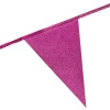 Vimpelgirlander Hot Pink Glitter