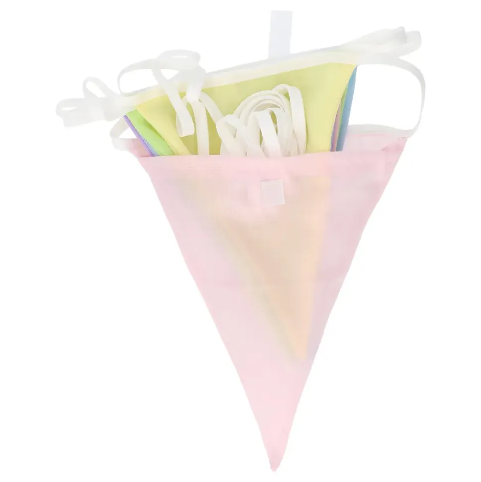 Vimpelgirlander i Stoff Dreamy Pastel