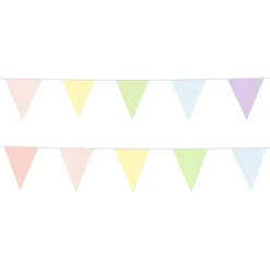 Vimpelgirlander i Stoff Dreamy Pastel