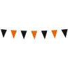 Vimpelgirlander Mini Svart/Oransje