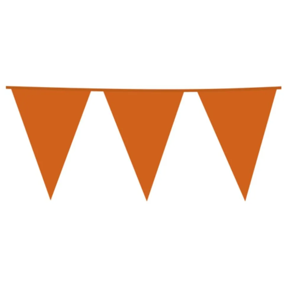 Vimpelgirlander Oransje Stor