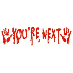 Vindusstickers You're Next