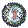 Wind Spinner i metall Mandala blå