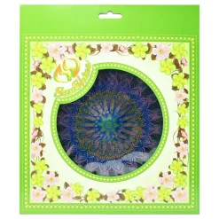 Wind Spinner i metall Mandala blå
