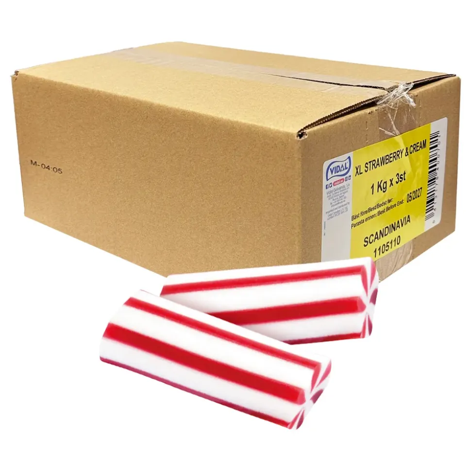 XL Strawberry & Cream Storpakning