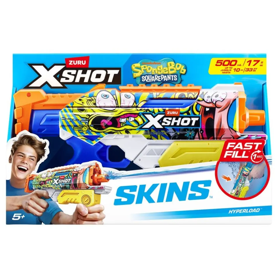 X-Shot Water SpongeBob Hyperload Water Blaster Vannpistol