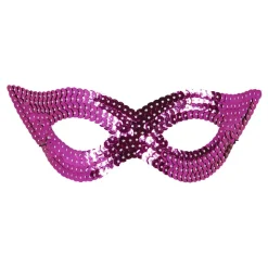 Øyemaske Paljett Rosa