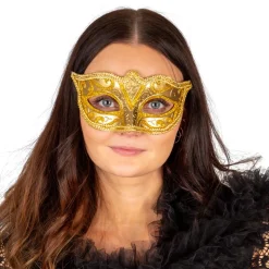 Øyemaske Venetiansk Gull