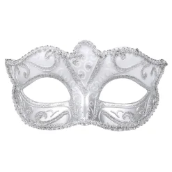 Øyemaske Venice Sølv
